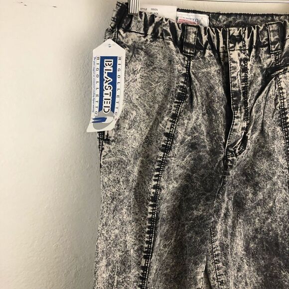 Rigolletto Blasted Black white tie dye pants size 16 New with tags - Picture 3 of 8